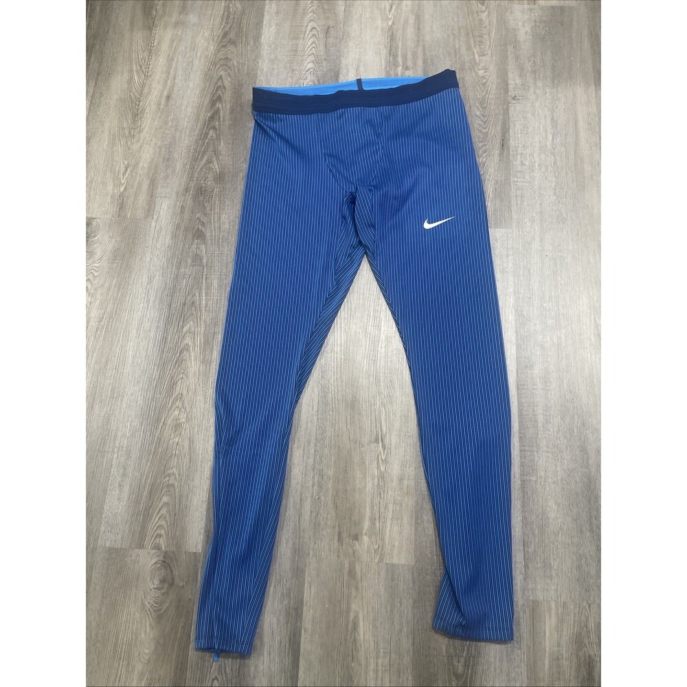 Nike Pro Elite Running Tights Hyper Blue Made In USA Men’s Sz XL AO8491-000